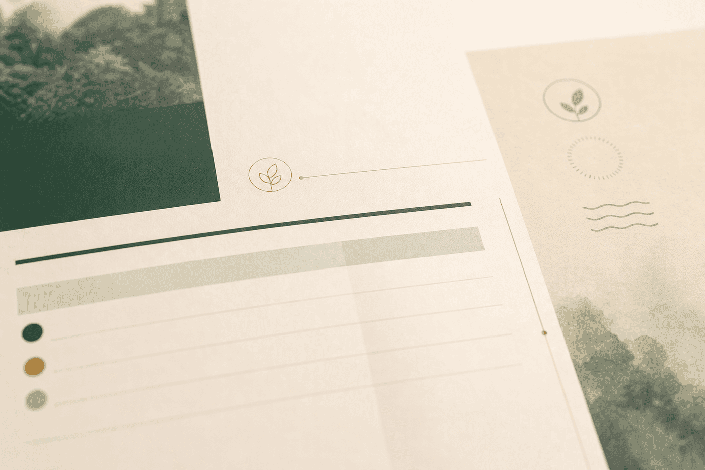 A sourced sustainability report page, figures and methodology in the margin